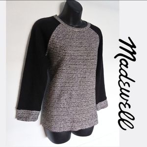 Raglan Knit Tweed Sweater by Madewell